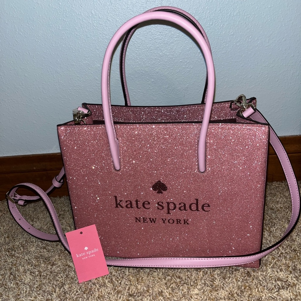 Kate Spade Trista Glitter Tote Satchel